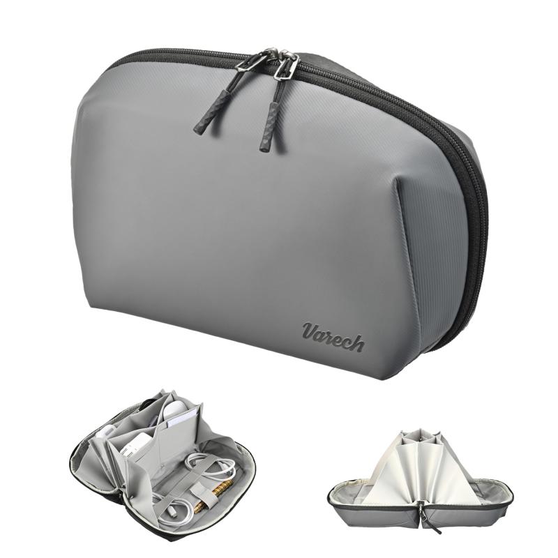 ハクバ HAKUBA インナーケース ヴァレック(Varech) ガジェットポーチ M180 PC周辺小物用収納 180度開口 軽量 ショルダーベルト・持ち手付 撥水生地使用