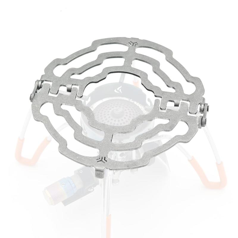 NEOROSS(ネオロス) 五徳 折り畳み式 SOTO ST-310 ST-340 スノーピーク GS-100R2対応 チタン製/ステンレス製 ミニ五徳 安定感アップ コンパクト カスタムパーツ キャンプ アウトドア 収納袋付き