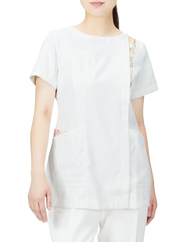 [ローラ アシュレイ] スーツジャケット LW601 レディース オフホワイト×アメリピンク(LW601-12) 日本 3L-(日本サイズ3L相当)