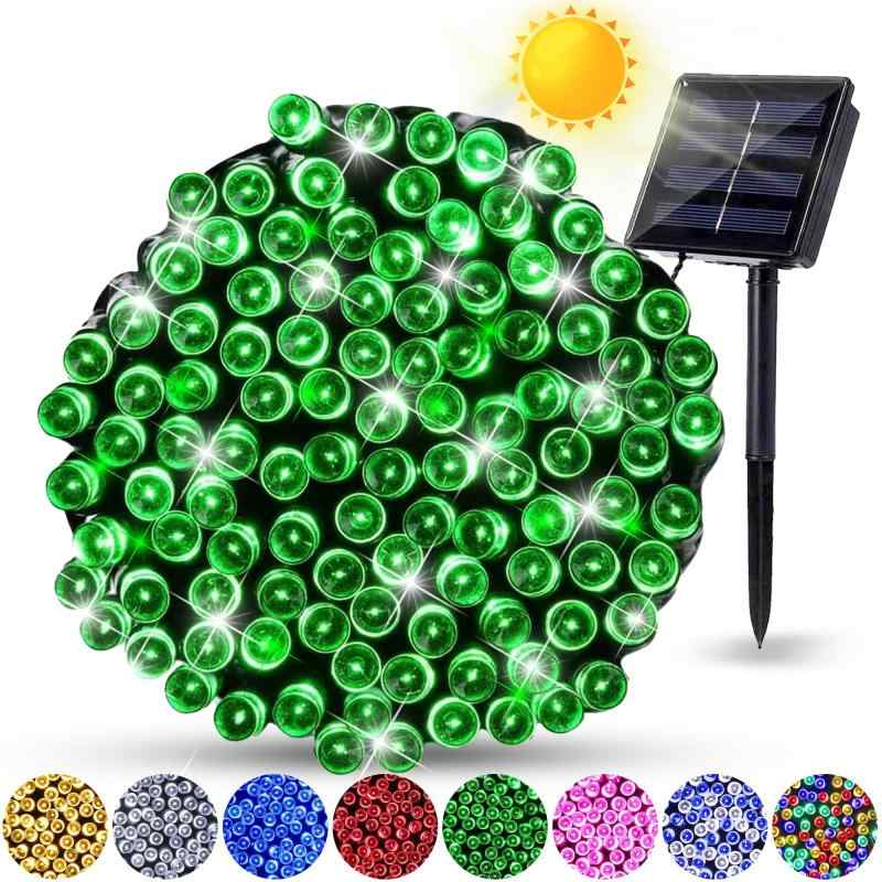 KIMOC ソーラー イルミネーションライト ガーデンライト LED 30m 300球 屋外 庭 ライト ストレート IP65 防水 8モード 夜間自動 点灯 クリスマス ハロウィン パーティー バレンタインデー 新年 祝