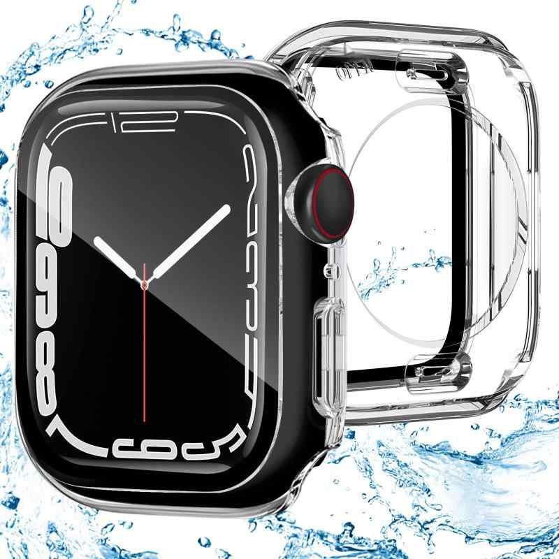 乐天商城 - CABOBE 対応 アップルウォッチ カバー 46mm Series 11/10 Apple Watch ケース 防水 2 in 1 前後の保護 Apple Watch カバー アップルウォッチ ケース 耐衝撃 全面保護 装着簡単 高耐久 高透過率 PC