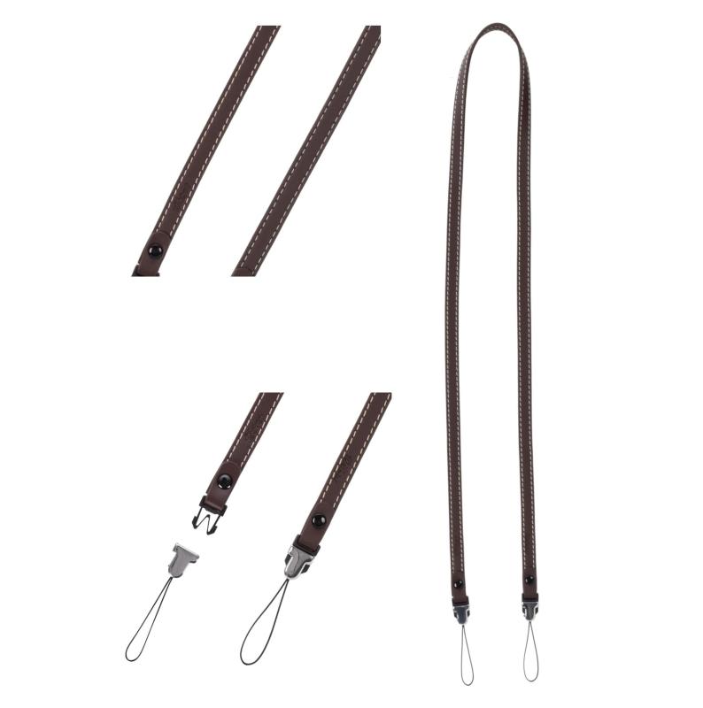 エツミ カメラストラップ デュアルポイント レザー ストラップ 2