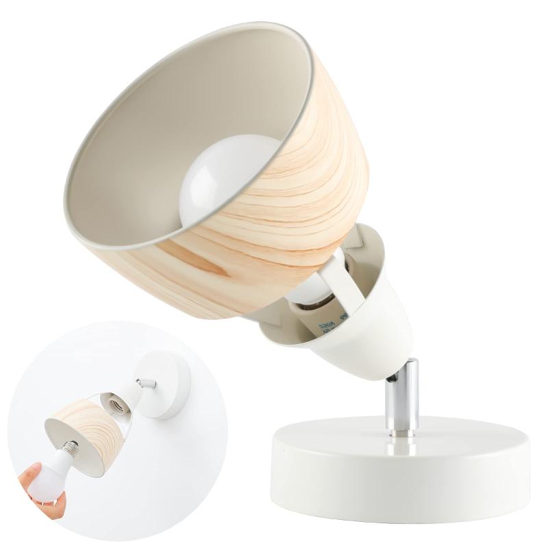 Jiya フロアライト テーブルランプ スタンドライト E26 1灯 壁掛け可能 LED電球対応 スポットライト ブラケットライト 間接照明 電球別売り