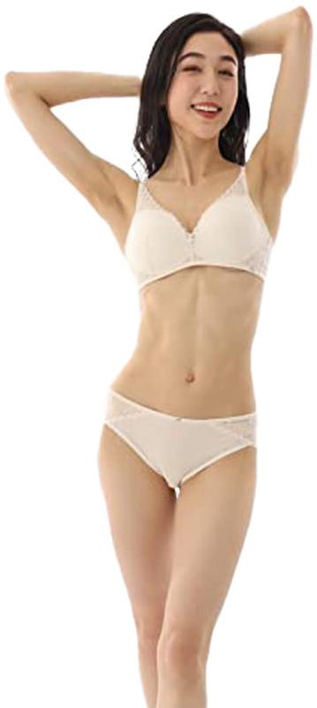 [Wonderbra] ブラジャー フルカップブラレット ノンワイヤー サイドボーンなし レースブラレットレギュラーブラ WWBR1N55J レディース