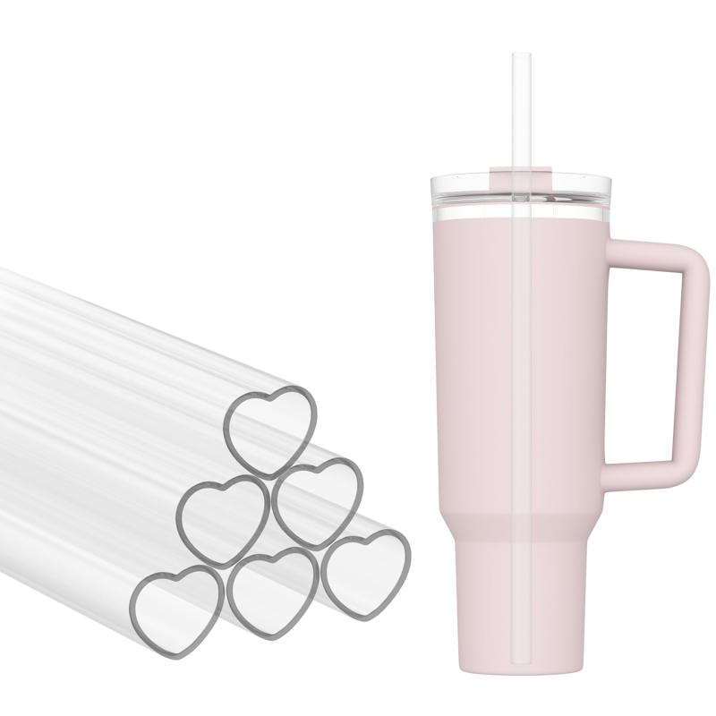 REAPEX Stanley 交換用ストロー スタンレー 繰り返し タンブラー用 30/40オンス対応, 30cm, Tritan材質..