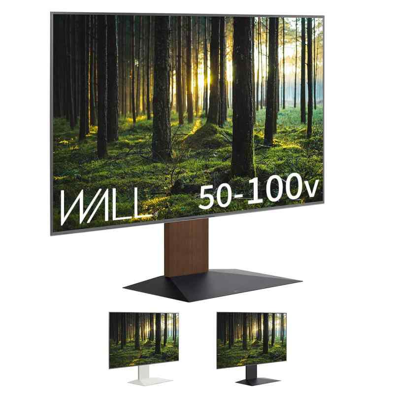 EQUALS イコールズ WALL ウォール 壁寄せテレビスタンド V4 フロアタイプ＋棚板セット 60～90V対応