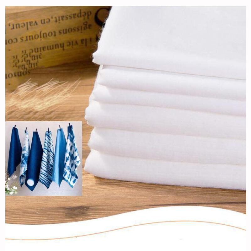 CHUXIハンカチ 白 無地 お絵描き 綿100％ 12枚セット 染色 刺繍 手芸 お受験 入学準備 お絵かき 手作り ハンカチ テーブルクロス キッチンタオル