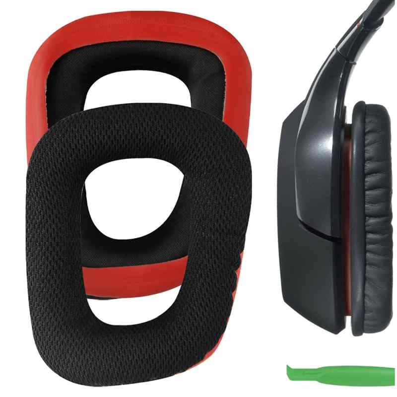 乐天商城 - GEEKRIA イヤーパッド Logitech G35 G930 G430 F450 ヘッドフォン/ヘッドセットイヤーパッド/イヤークッション/イヤーカップ/イヤーカバー/イヤーパッド修理パーツ用