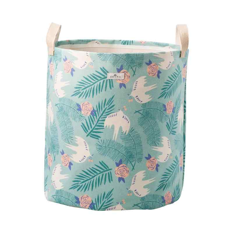 丸眞 ランドリーバスケット polku(ポルク) プータルハキャンバス 北欧 かわいい レディース 洗濯 丈夫 耐水 大容量