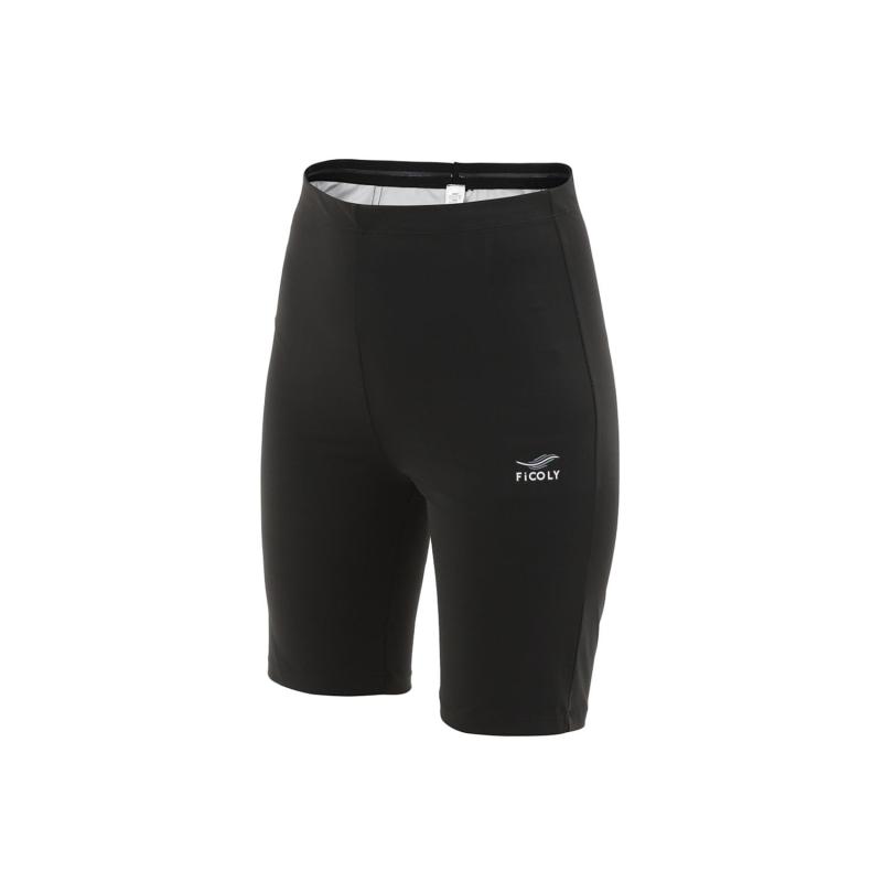 [FiCOLY] サウナパンツ 5分丈 レディース 発汗 ヨガ レギンス ハーフパンツ スパッツ スポーツ サウナ スーツ 洗濯可 大きいサイズ FSPW-1