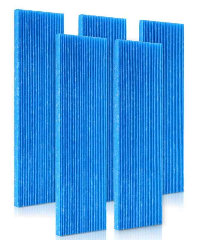 ダイキン 空気清浄機 用 プリーツフィルター KAC017A4 / KAC006A4 の後継品に適用 空気清浄機交換用フィルター 集じん・抗菌・抗ウィルス・脱臭・花粉対策 互換品 5枚入り