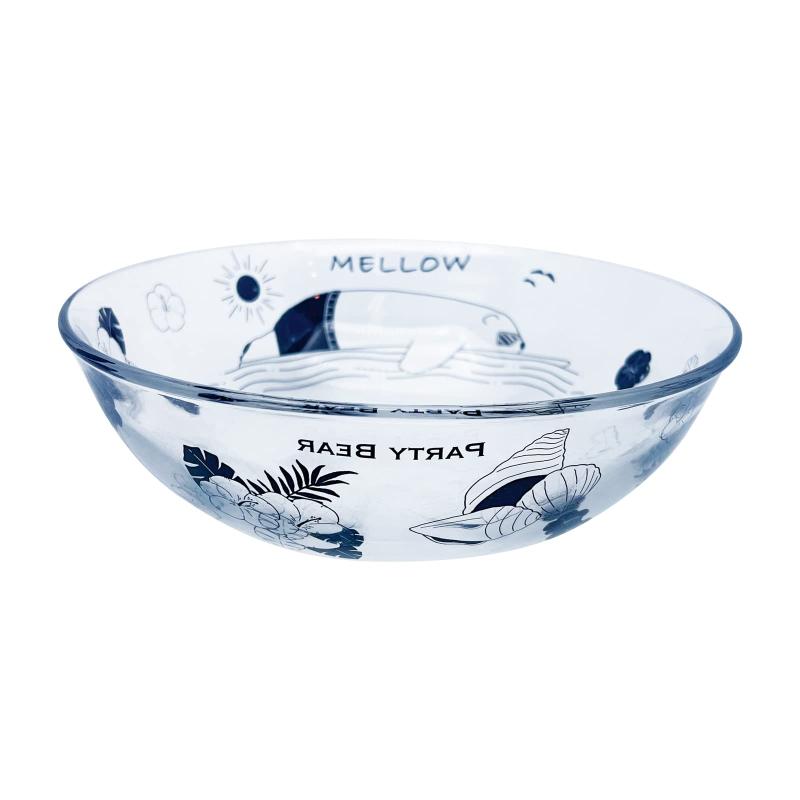 かわいい食器 「 party bear くまのグラさん 」 ガラス メロウbear 雑貨 くま 熊 グッズ 夏 食器 日本製