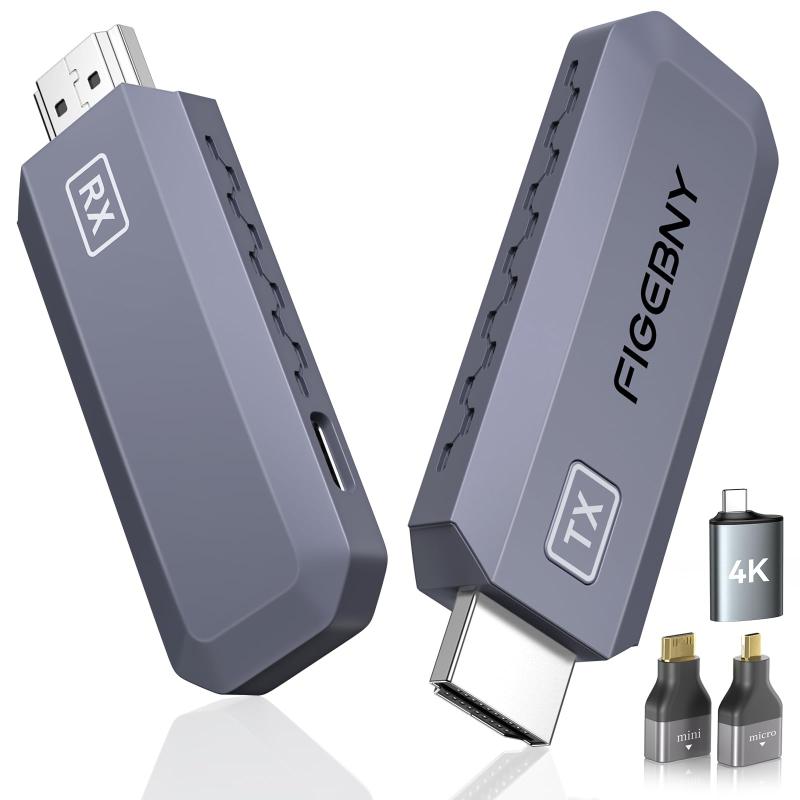 FIGEBNY hdmi 無線 0.1秒超低遅延 ワイヤ