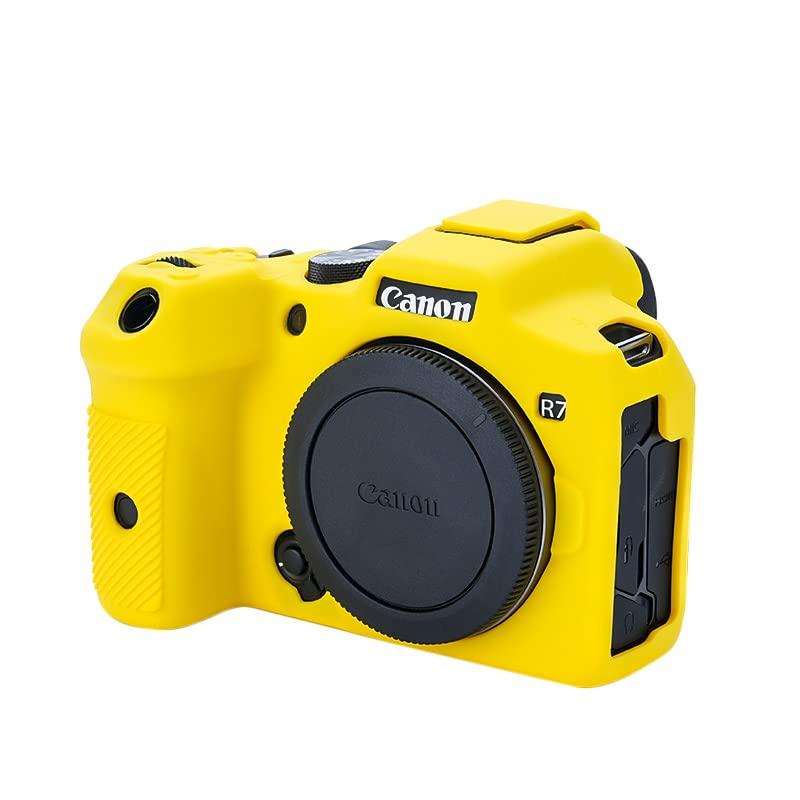 kinokoo EOS R7 ケース、CANON キヤノン eos r7 カバー r7専用 シリコンカバー カメラケース カメラカバー