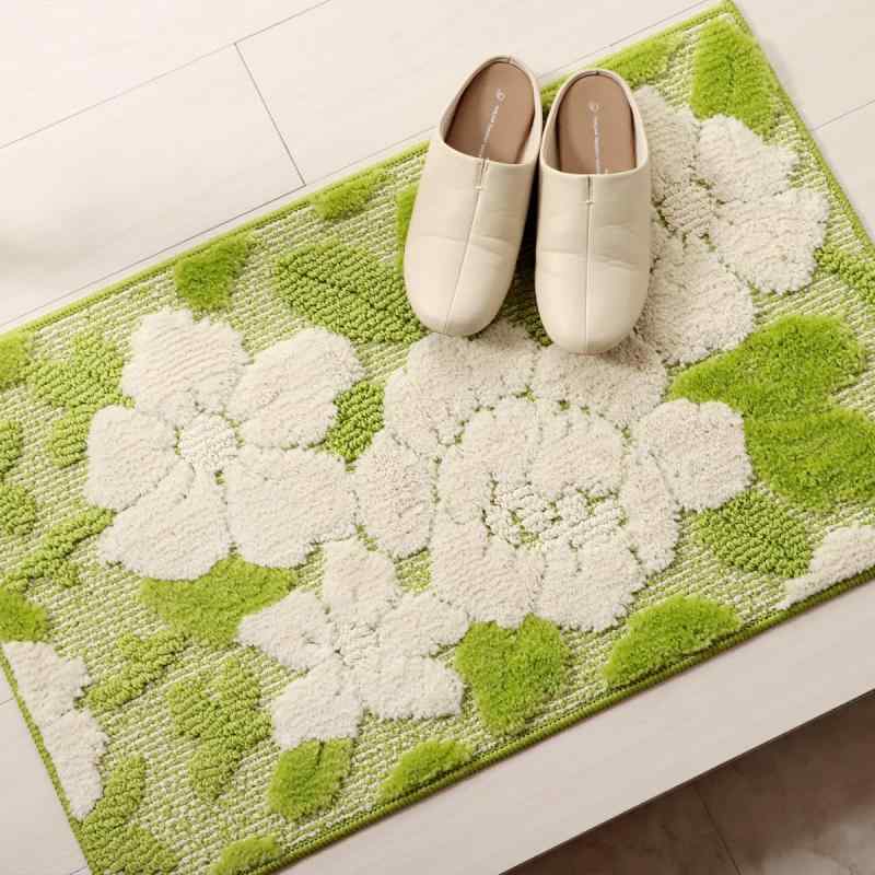 マリメッコ　marimekko マット　玄関マット　グリーン マリメッコ marimekko マット 玄関マット グリーン - メルカリ