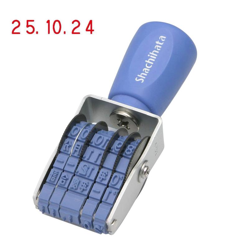 シャチハタ スタンプ 回転ゴム印 欧文日付