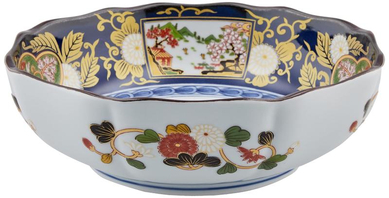 乐天商城 - ボウル おしゃれ : 有田焼 古典柄の魅力を楽しむ 七寸盛鉢 Japanese Bowl Porcelain