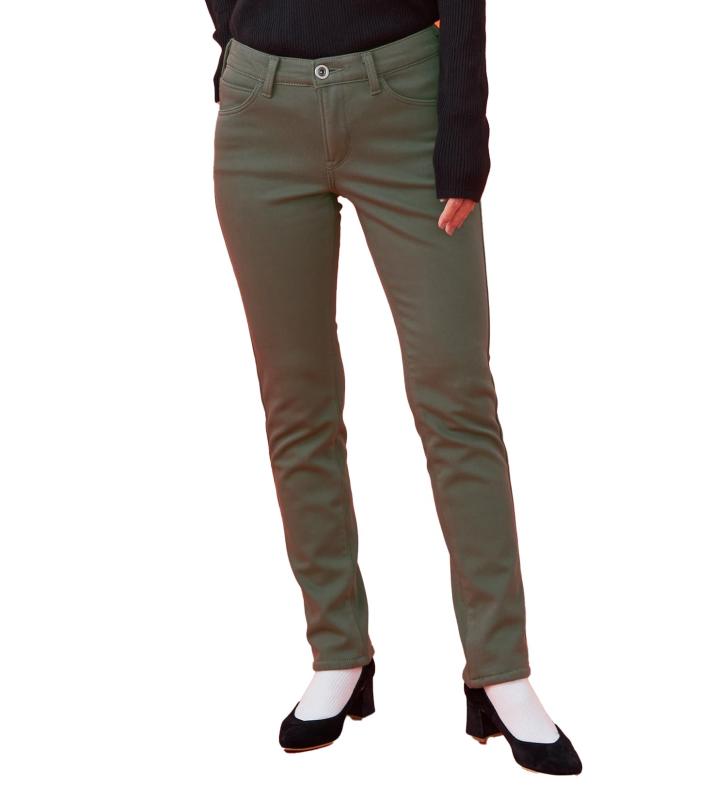 EDWIN(エドウィン) ジーンズ冬用 BODY FIRE ジャージーズ スリムストレート デニムパンツレディース