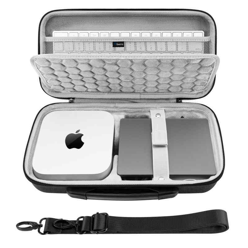 Geekria デスクトップ コンピューター ハードシェル トラベルケース アップル Apple 2026 Mac Mini M5 / Apple 2024 Mac Mini M4 / Mini M4 Proに対応 Magicキーボード/マウス/トラック