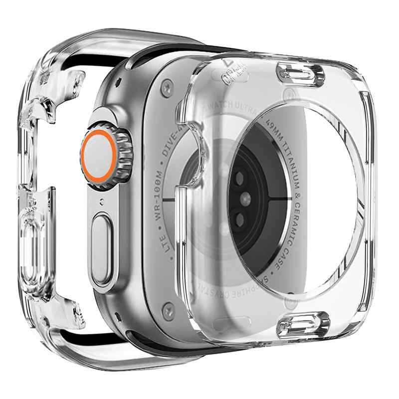 乐天商城 - YUGYUG 対応 Apple Watch ケース Series 11/10/9/8/7/SE3/SE/SE2/6/5/4/3/2/1 Ultra 3/2/1 対応 Apple Watch カバー 日本旭硝子材 二重構造 アップルウォッチ ケース PC素