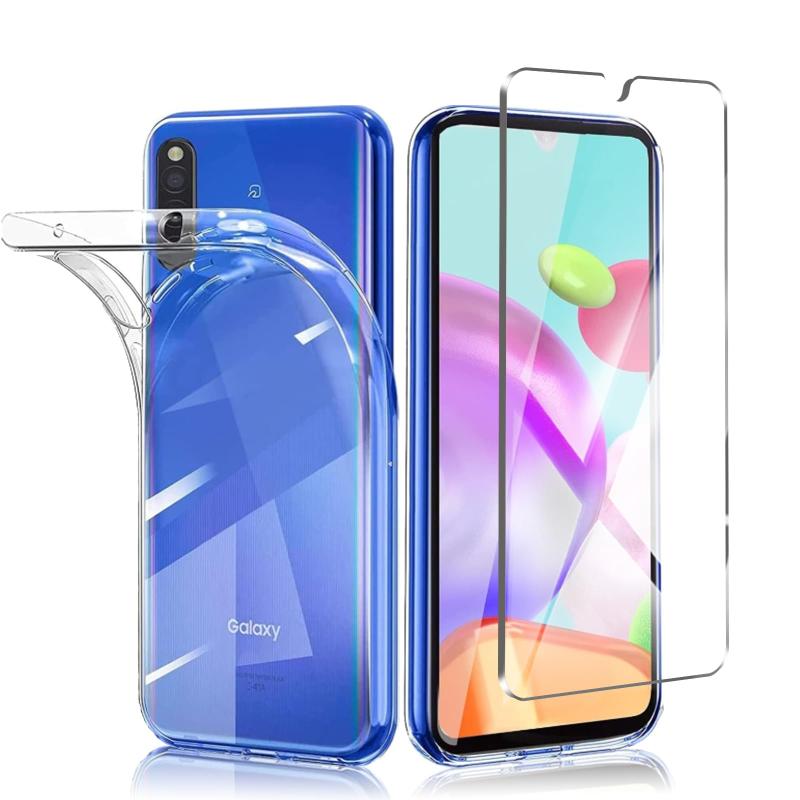 乐天商城 - Galaxy A41 フィルム+ Galaxy A41 ケース【日本製-硬度9H】ギャラクシーa41 保護フィルム 耐指紋 撥油性 反射低減 飛散防止処理 SCV48 SC-41A 用の ケース 耐衝撃薄型カバー 滑り止め 着脱簡単（1枚ガラ