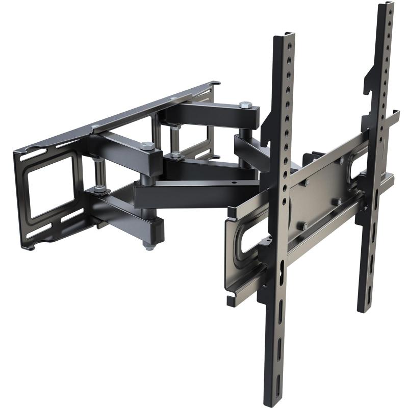 ACCURTEK テレビ壁掛け金具 32～70インチ対応 フルモーション式 耐荷重50kg 前後＆左右角度調整 VESA400x400mmまで対応 テレビアーム 壁掛けTVブラケット チルト・スイベル・回転 微調整可 省スペー