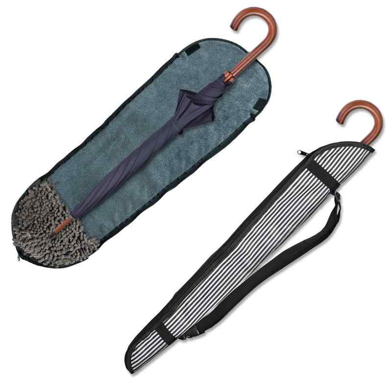 LEISURE CLUB 傘カバー 長傘用 傘袋 超吸水 全面 マイクロファイバー 長傘専用ケース 肩掛け 斜め掛け ..