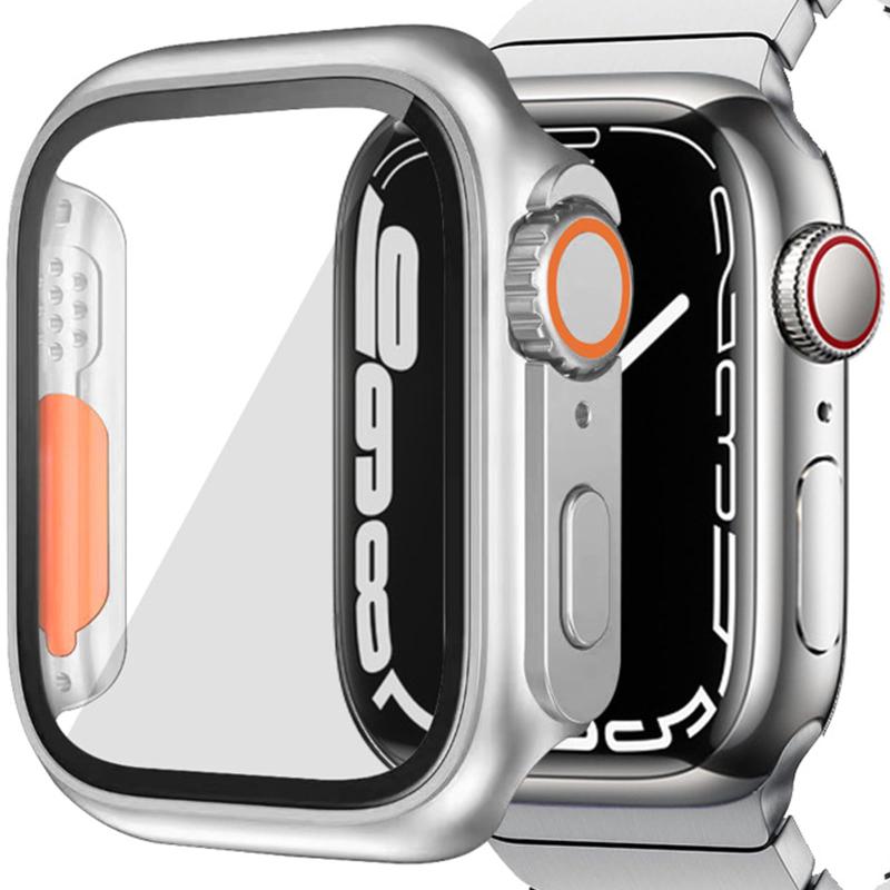 乐天商城 - KANOYO Apple Watch 用 ケースシリーズSE2/6/SE/5/4 40mm と互換性があり 数秒で Ultra 一体型 PC+ガラス素材 変身 Ultra シリーズの外観に変換できます保護カバー 高透過率 日本旭硝子材 キズ防止 軽量 装
