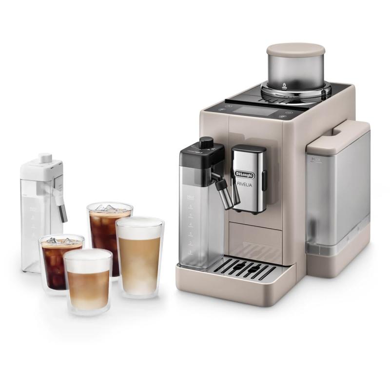 デロンギ 全自動コーヒーマシン リヴェリア エスプレッソマシン 自動ミルクフロッサー 豆ホッパー交換 ...