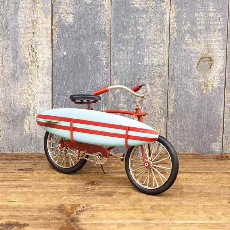 CANDYLAND グッドオールド[Surf Bicycle] ブリキおもちゃ アンティーク アメリカ雑貨 ガレージグッズ 置物 オブジェ 店舗 オールドアメリカン