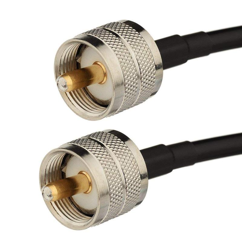 乐天商城 - UHFオス UHFオス MP-MP 中継ケーブル 両端M型 同軸切替器 延長ケーブル 高耐久 低損失 インピーダンス50Ω 同軸切換器 SWR計用