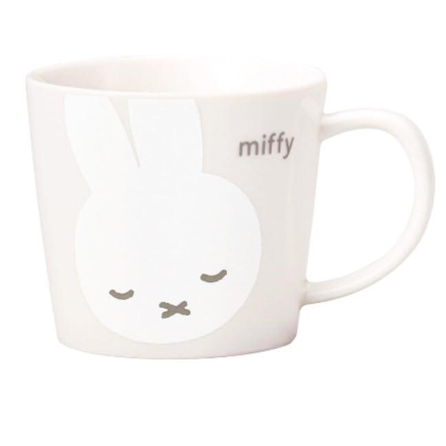 日本陶彩 ミッフィーホワイトフェイス ペアマグセット