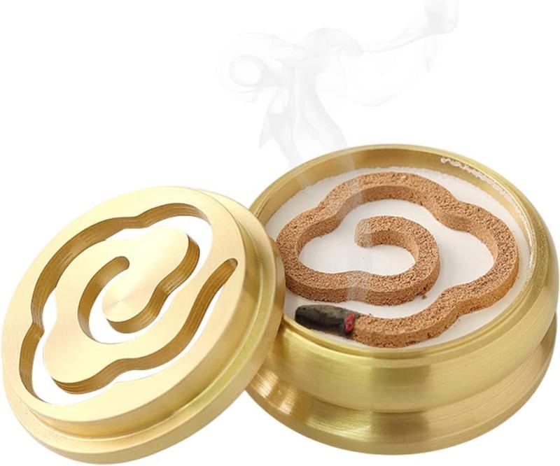 Umora お香作りキット 香篆香型セット 拓香印 香模 お香置き アロマ 香炉 仏壇 瞑想用 打拓香模 灰押 ..