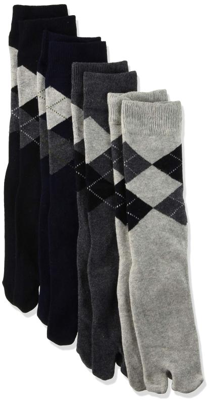 kutigomukaikaku(クチゴムカイカク) 足袋クルー4足セット 口ゴムゆったり 表綿100%足袋クルー4足セット 口ゴム快革®メンズ