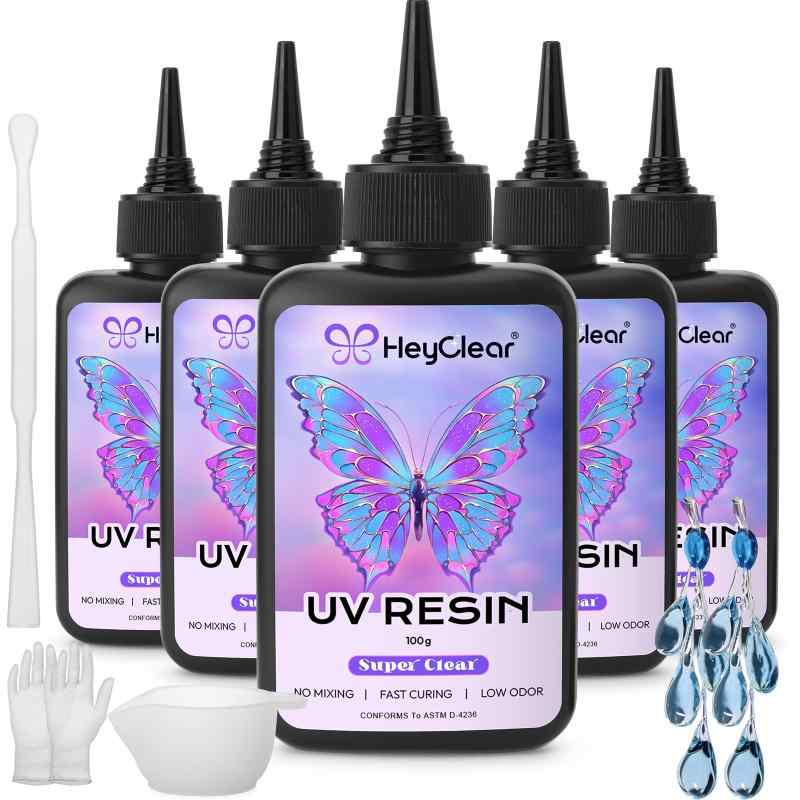 HeyClear UV�쥸���- ĶƩ����/�⤤����/��®�˹Ų���ǽ���鿴�Ԥ�Ŭ���Ƥ���DIY�ϥ��奨�꡼�����ϥ�ɥᥤ�������ʡ����������������ƥ��󥰤� ��...