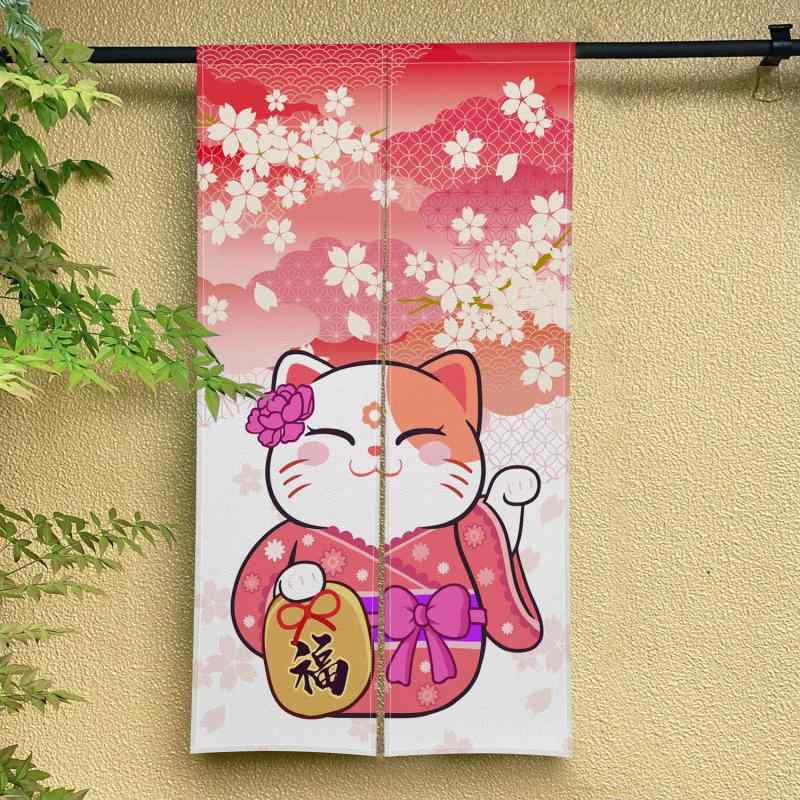 Qinunipoto 暖簾 ポリエステル材質 ...の紹介画像3