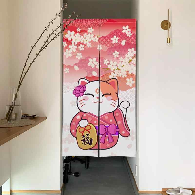Qinunipoto 暖簾 ポリエステル材質 ...の紹介画像2