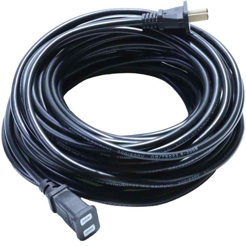 延長コード 延長ケーブル 1000Wまで 作業用 電源ケーブル 電源コード 作業用 屋外/屋内使用 優良なpvc材質 難燃性 柔軟コード 電動工具、草刈り機、照明用、掃除機、扇風機など対応 2芯 汎用