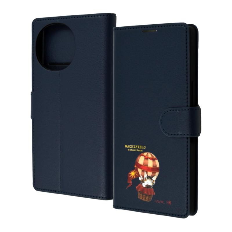 イングレム AQUOS R10用 ケース 猫のダヤン 手帳型 docomo SH-51F SH-51E アクオス R9 ダヤン ネコ マグネット シンプル カバー ソフト ハード スマホカバー スマホケース ダヤン_気球 アクオス アール