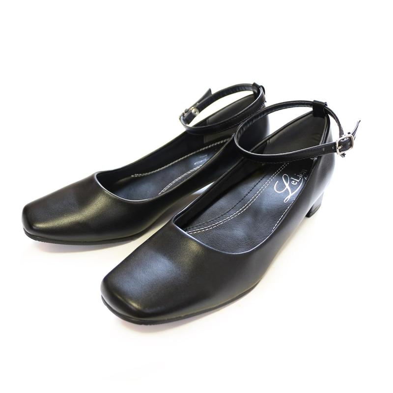 [アミアミ] シリーズ累計20万足突破リクルートパンプス オフィス ビジネス パンプス 黒 3.7cm レディース BSVB3370