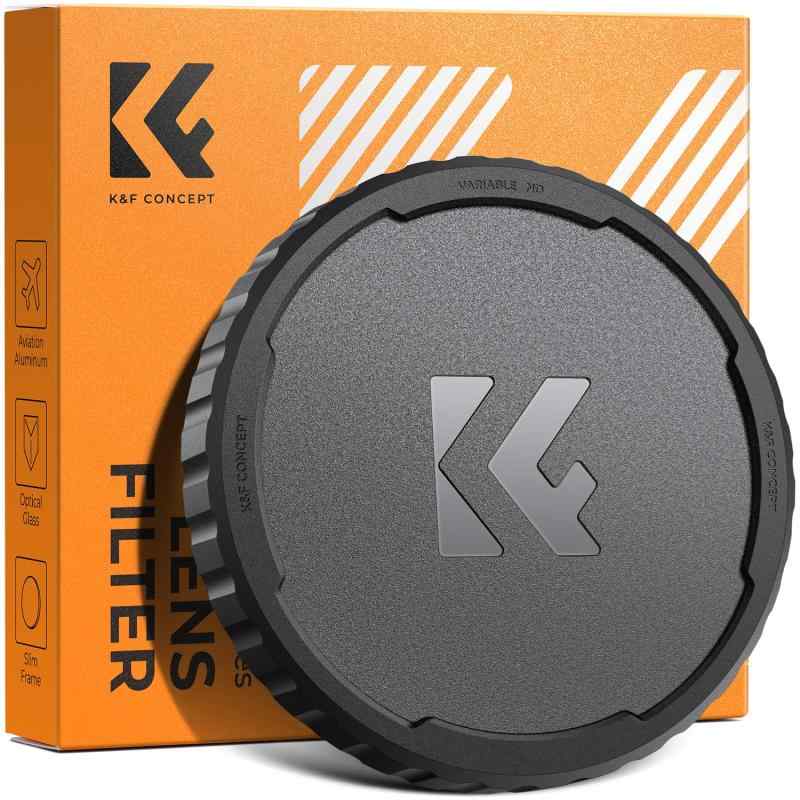 乐天商城 - K&F Concept レンズキャップ 可変NDフィルター対応 取外不要 シリコン素材 防塵 防汚 キズ防止 落下防止 360°完全保護 レンズカバー 可変ndフィルター付けたままのみカバー可能