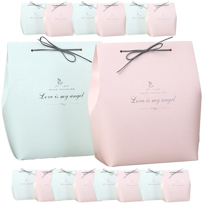 moin moin ラッピング バッグ ボックス 洋服やぬいぐるみも入る 大型 24.5cm×18cm×11.5cm / シック 大きめ おしゃれ リボン ギフト 2405ra490