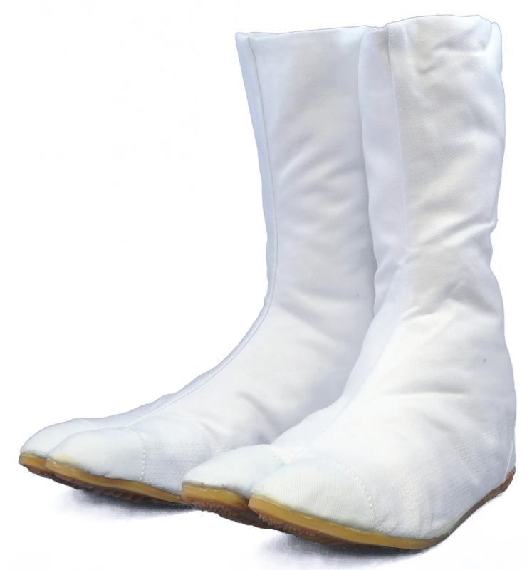 [リキオウ] 祭りたび 祭り足袋 祭足袋 祭り 作業靴 建築作業 ホワイト 10枚コハゼ WF10 メンズ