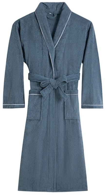 [Jomoku] バスローブ タオル生地 綿100% メンズ レディース 部屋着 ガウン ルームウェア 優しい肌触り 男女兼用 ホテル お風呂上り 吸水 速乾 保温 腰ベルト付き バス用品 春夏秋冬