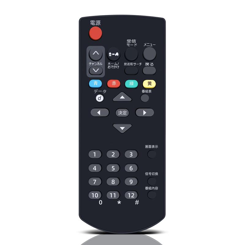 チューナー用リモコン N2QAYC000035 for Panasonic 車載用地上デジタルチューナー用リモコン TU-DTV60 TU-DTV65-2A TU-DTV65-2B TU-DTX600対応