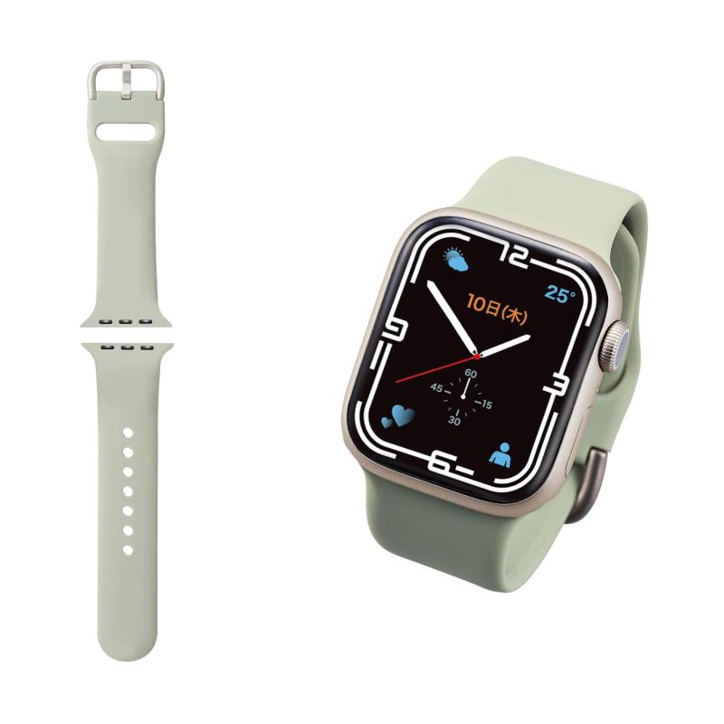 乐天商城 - エレコム Apple Watch 【 Series 7 [41mm]、SE、6、5、4 [40mm]、3、2、1 [38mm] 対応 】 バンド シリコン
