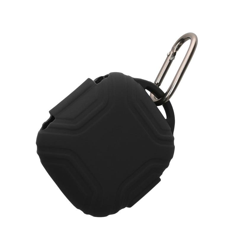 乐天商城 - kwmobile イヤホンケース Shokz OpenFit Air T511対応 ケース - ロック機能 シリコン 落下防止 黒色