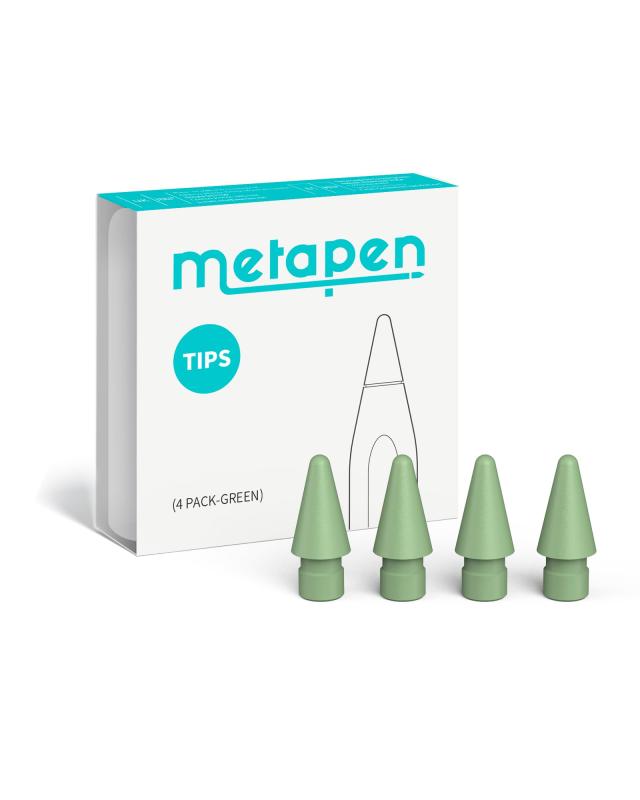乐天商城 - Metapen 4個入り Apple Pencil専用交換ペン先 アップルペンシル第1世代 第2世代 交換用チップ Metapen A8/A11/Air8 替え芯 高感度 高耐摩耗性 低ノイズ 予備 ペン先 Apple pencil pro/iPad P