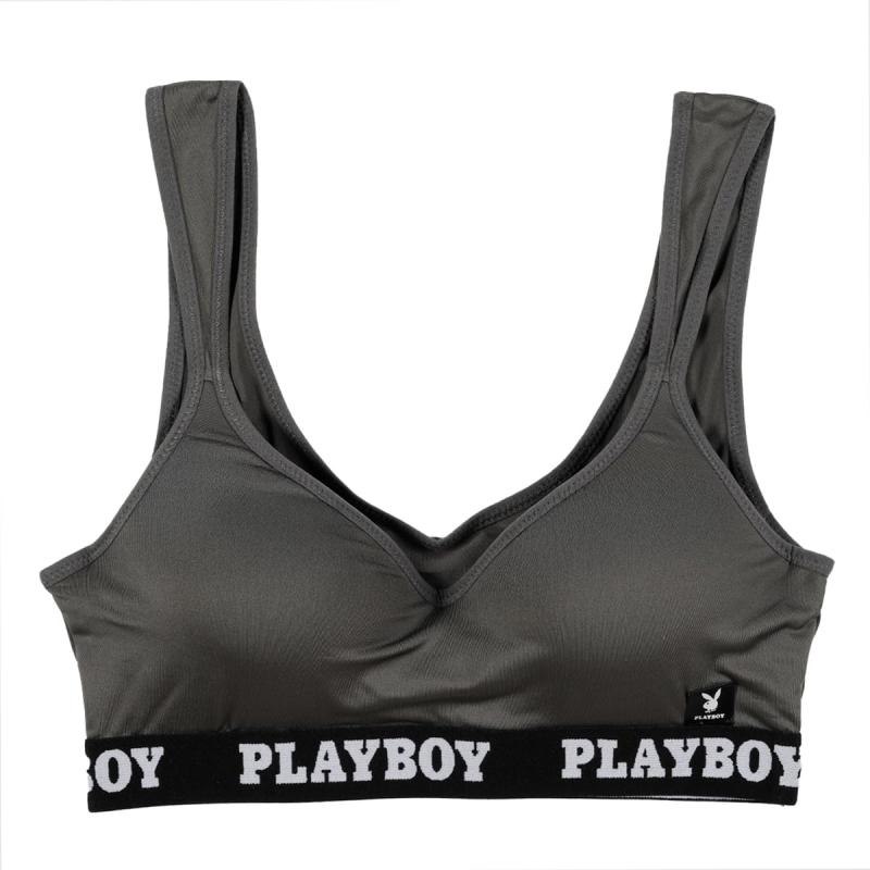 [アツギ] ブラジャー「PLAY BOY(婦人)」 ハーフトップ ストレッチ素材 吸水速乾 (お揃いのボクサーショーツ取扱いあり) M94003レディース