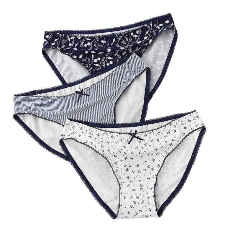 [GanJingRen] ショーツ レディース 綿 下着 女性用 ローライズ パンツ レギュラーショーツ パンツ快適 柔らかい 3枚組